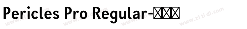 Pericles Pro Regular字体转换